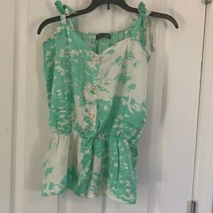 NWOT MYNE Silk Tie Dye Top